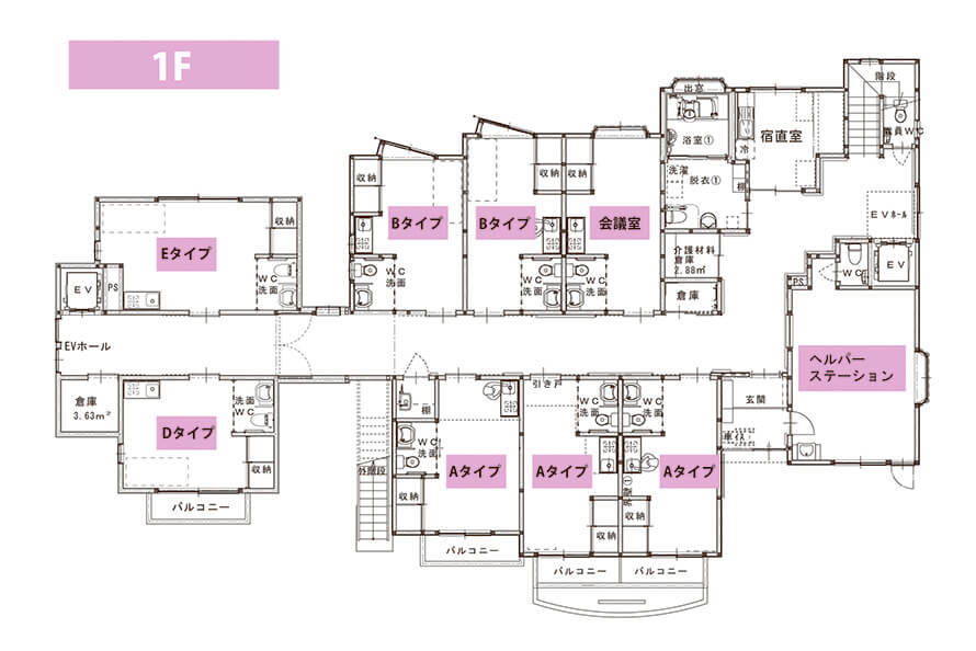 館内マップ1F